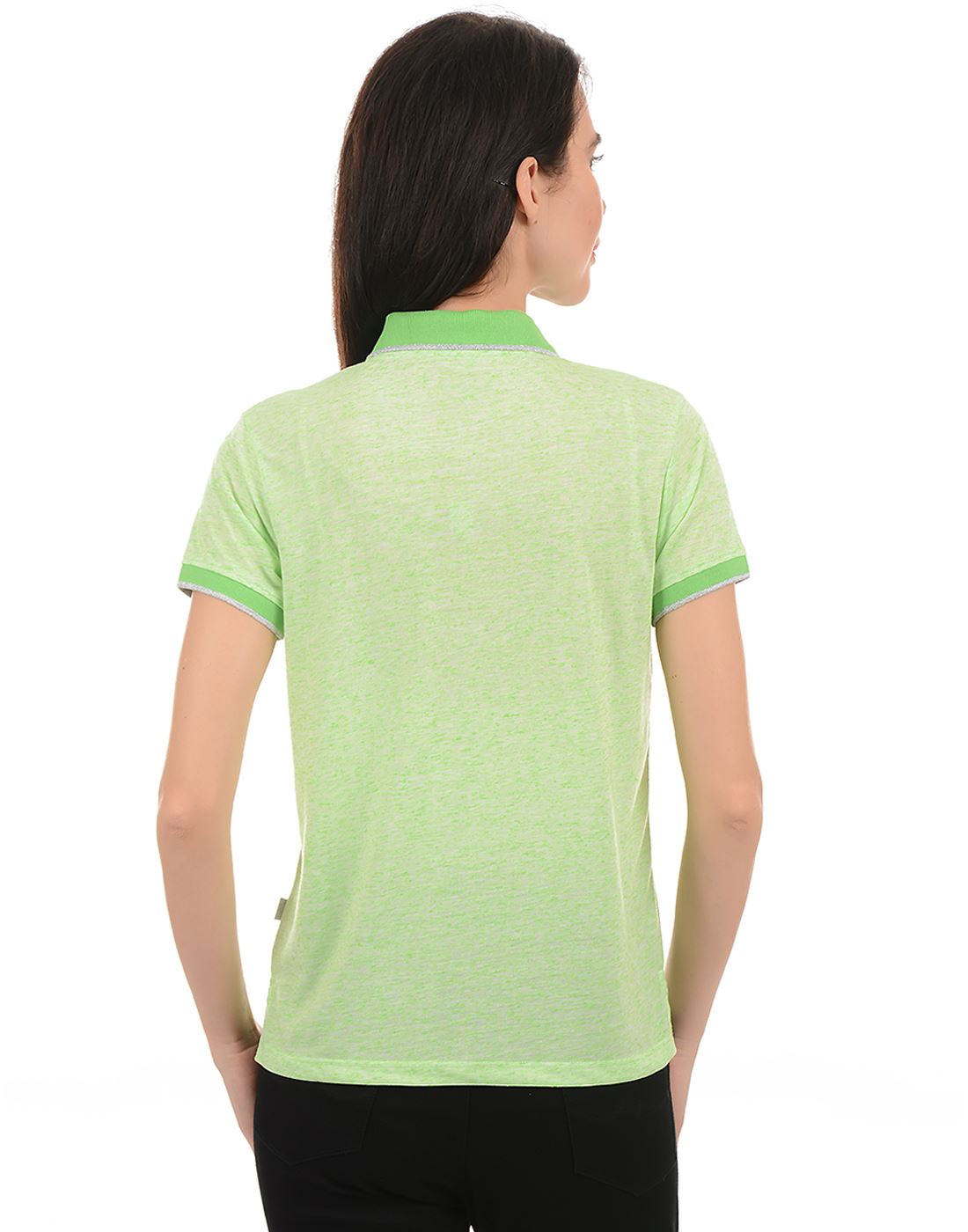 Pepe Jeans Women Casual Wear Green T-Shirt
